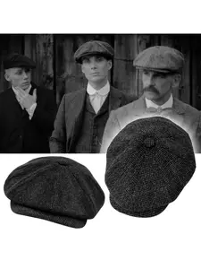 Razor Party hat Peaky Blinders octagonal hat retro British newsboy hat male beret male and female painter hat