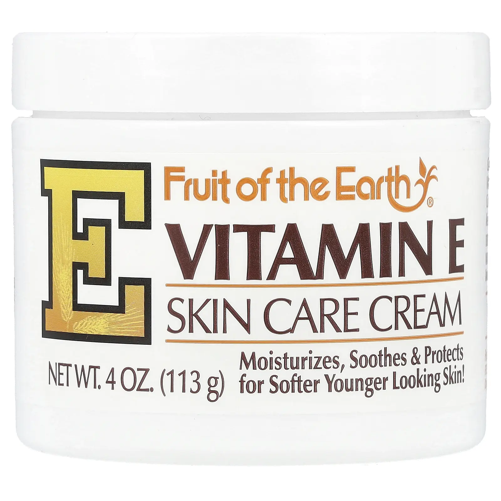 Fruit of the Earth Vitamin E, Skin Care Cream, 4 oz (113 g) Fruit of the Earth Vitamin E, Skin Care Cream, 4 oz (113 g)