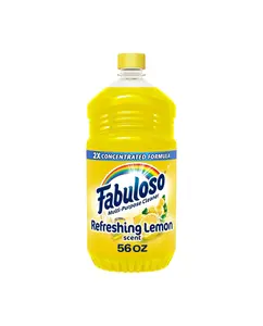 Fabuloso Multi-Purpose Cleaner, 2X Concentrated Formula, Refreshing Lemon Scent, 56 oz