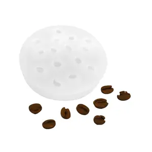 1 Pcs Coffee Bean Silicone Mold for DIY Candle Making Chocolate Candy Baking Decorations Handmade Soap Moulds Creative Gift Idea
