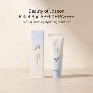 Beauty of Joseon Relief Sun Aqua-Fresh Rice + B5 Sunscreen SPF50+ PA++++, Oil-Free, Non-Greasy Korean Sunscreen for Oily & Sensitive Skin
