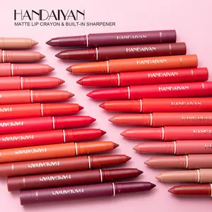 12-Color Matte Lip Liner Set Long-Lasting Smudge-Proof Waterproof Lip Pencil Kit for Contouring Filling and All-Day Wear Lipstick Cosmetic