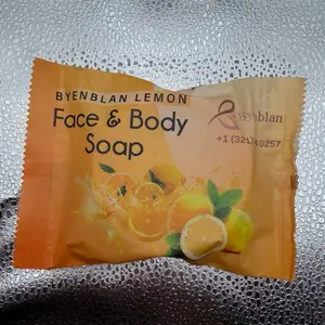 Lemon face  and body soap/ exfoliante gently