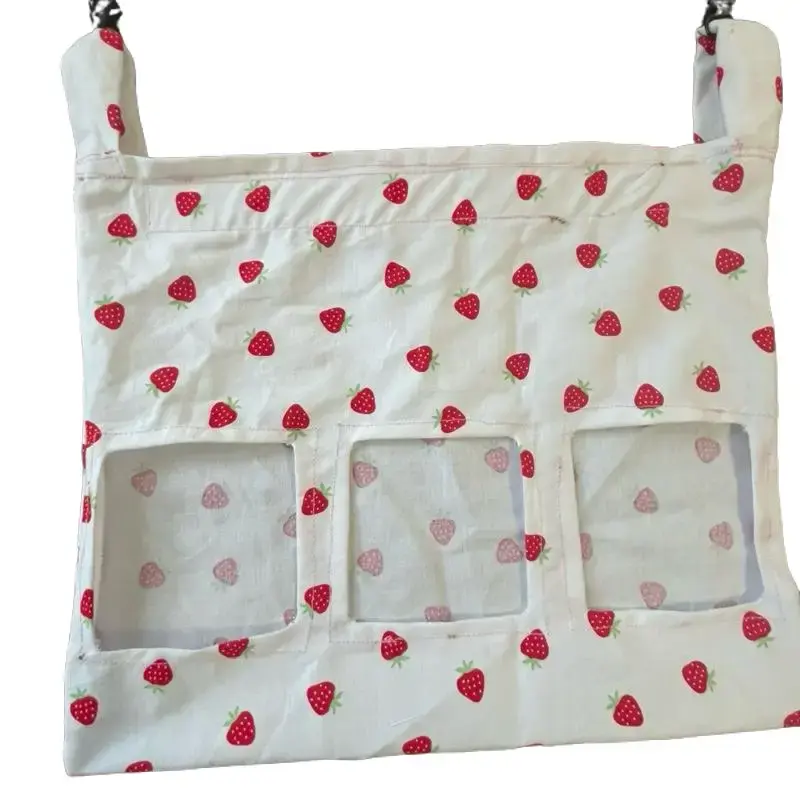 Cotton Small Pet Hay Bag | Bunny and Guinea Pig Slow Feeder Hay Bag | Rabbit Hay Pouch with 1–4 Hole Options | Hamster & Small Animal Feeder