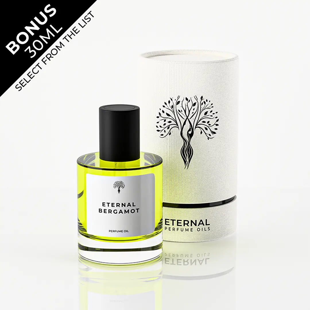 Eternal Perfume Oils – Eternal Bergamot Perfume Oil, Deep & Long-Lasting Unisex Scent | 50ml with Bonus 30ml Bottle of Your Choice Eternal Perfume Oils – Eternal Bergamot Perfume Oil, Deep & Long-Lasting Unisex Scent | 50ml with Bonus 30ml Bottle of Your Choice