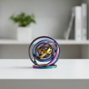 Finger Gyro Toy, Mini Creative Gravity Spinner, Fun Interactive Game Prop, Colorful Adult Leisure Gift, Novelty Party Fidget Tool, Finger Spinning Top