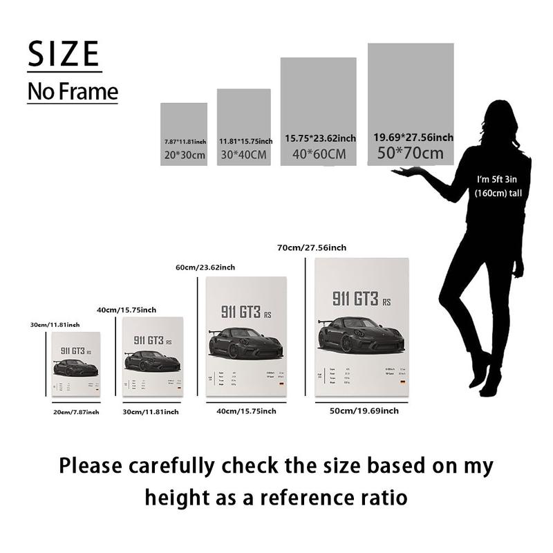 Canvas Print Art Modern Fashion Style Cool Car Racing Samurai Creative Room Decor Wall Poster Living Room Bedroom Office School Gift