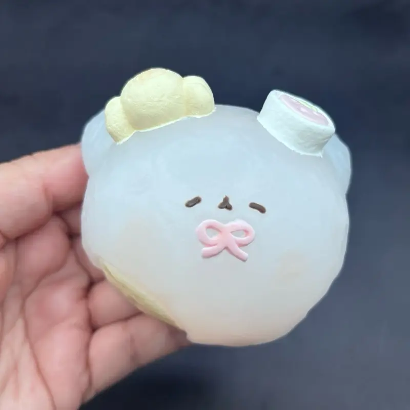 MATTE Frozen butter chef bear taba squishy
