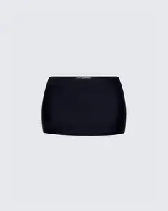 Monique Black Mini Skirt