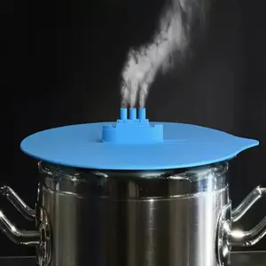 Cross-border new product: Steamboat silicone pot lid, high-temperature resistant, anti-spill, and fresh-keeping silicone cover