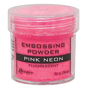 Embossing Powder Pink Neon, 1oz Jar