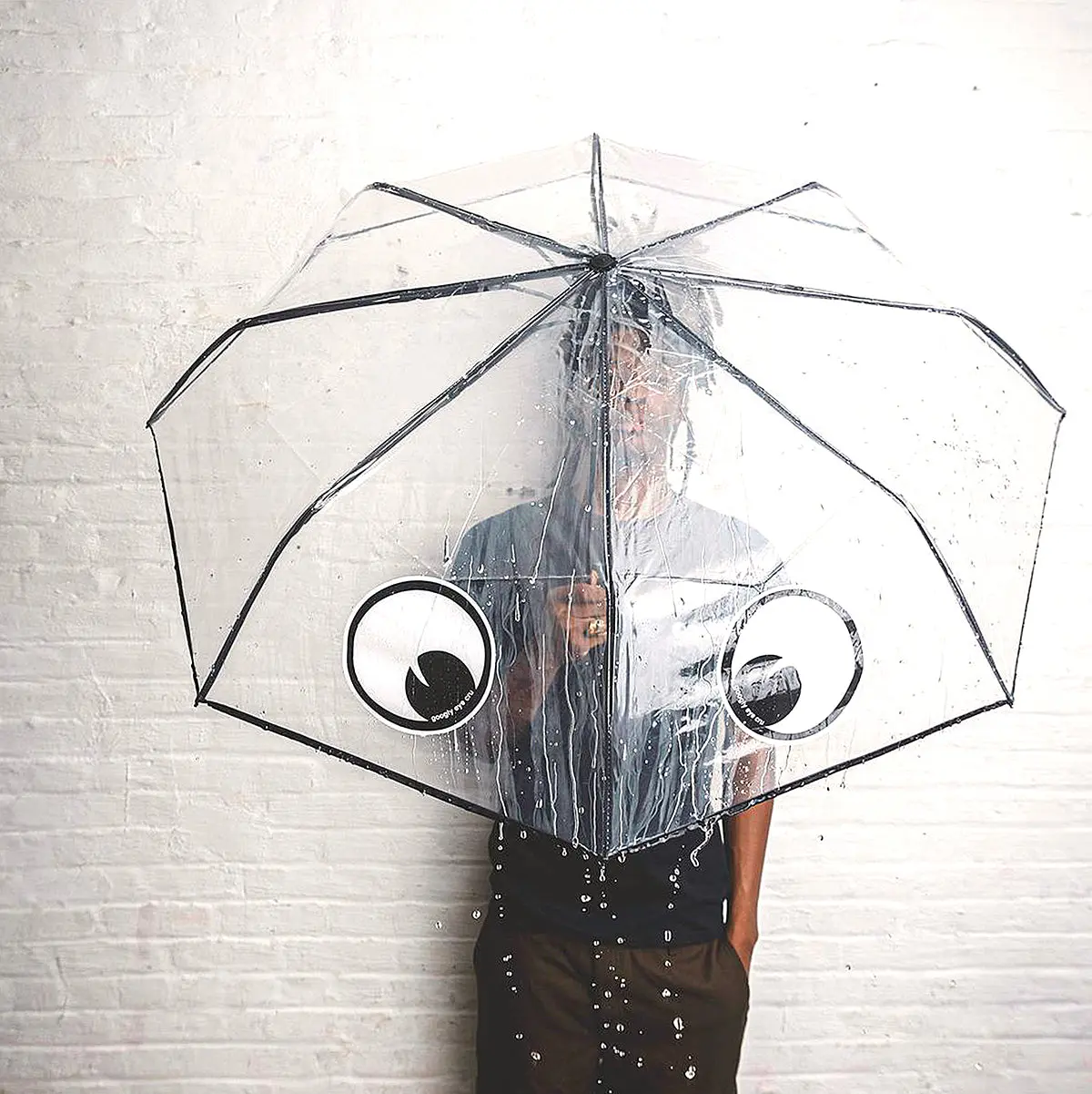 UMBRELLA: Googly Eye Cru Clear Umbrella