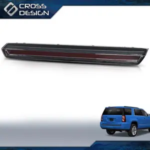 CROSSDESIGN Fits 15-20 GMC Yukon Cadillac Escalade 3rd Brake Light High Mount Stop Lamp LED