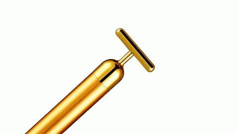 24k Gold Face Lift Bar Roller for Skincare and Facial Beauty Lightweight Luxury Comfort