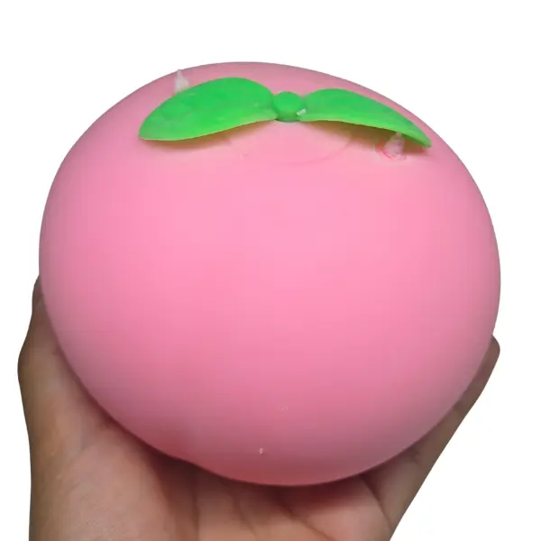 Peach Jumbo Squishy Stress Relief Fidget Toy Soft Texture