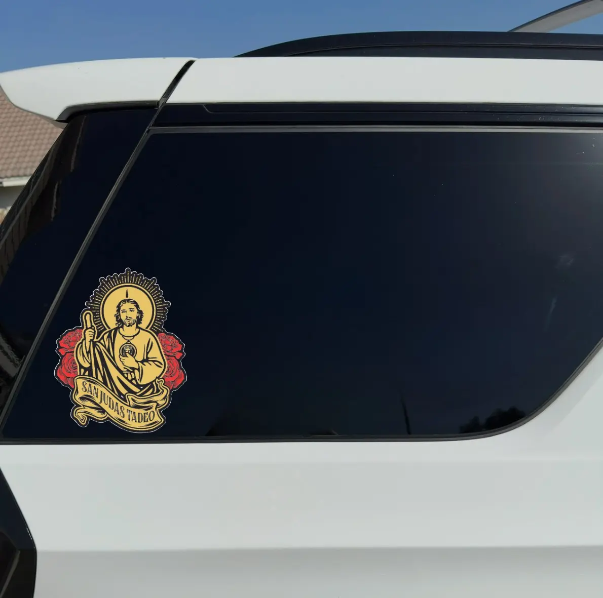 San Judas Tadeo Mexico Vinyl Sticker Set - High-Quality Vinyl Stickers in Various Sizes Car Stickers