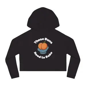 Cocoa Drizzle Crop Hoodie – Booty’s R Us® Signature Bakewear