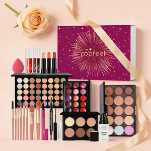 Popfeel Valentine’s Day Makeup Gift Set, Makeup Palette Set for Beginners, Balm Formula, Non-Flammable, Notified via SCPN/CPNP