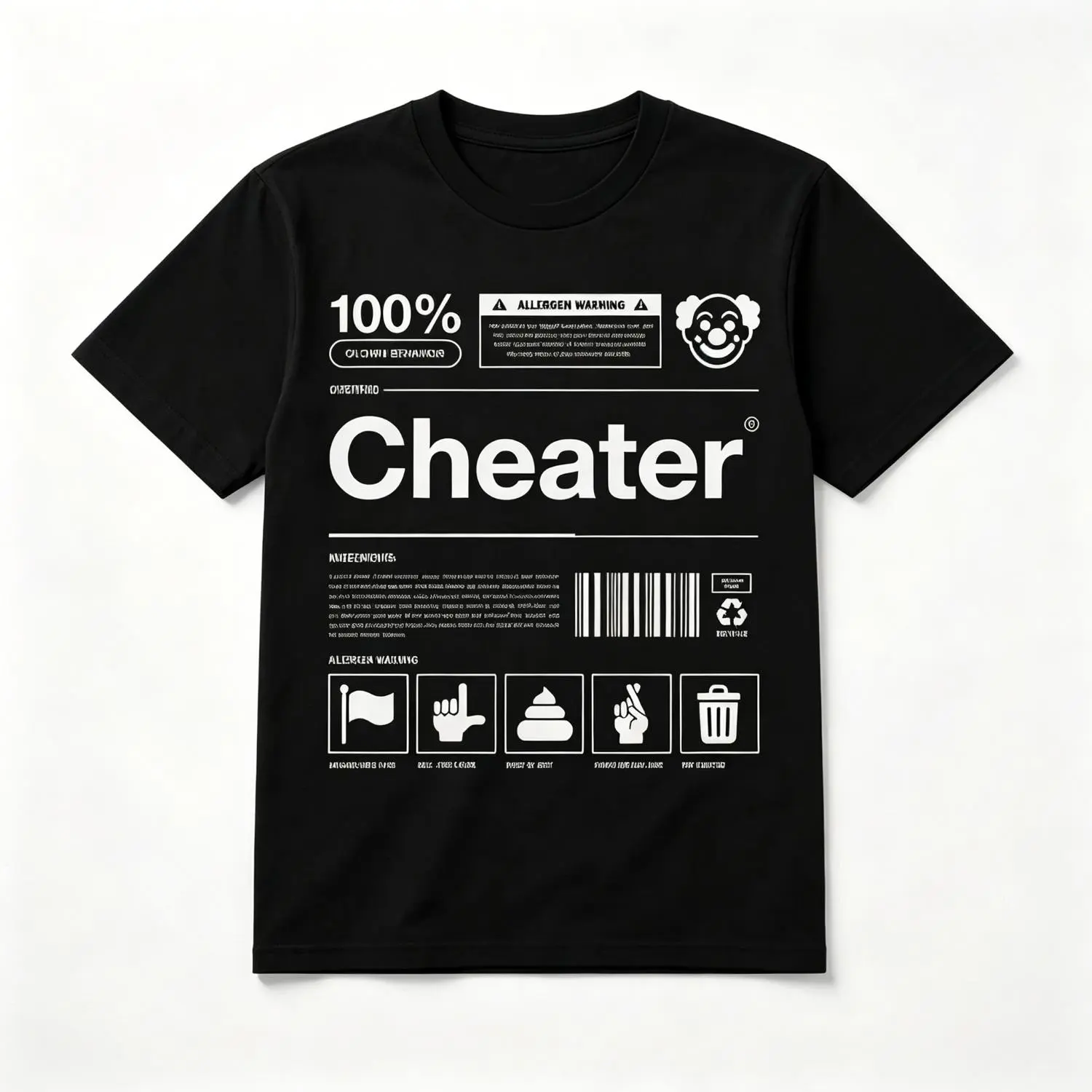Certified Cheater Cotton T-shirt Funny Breakup Revenge Gift