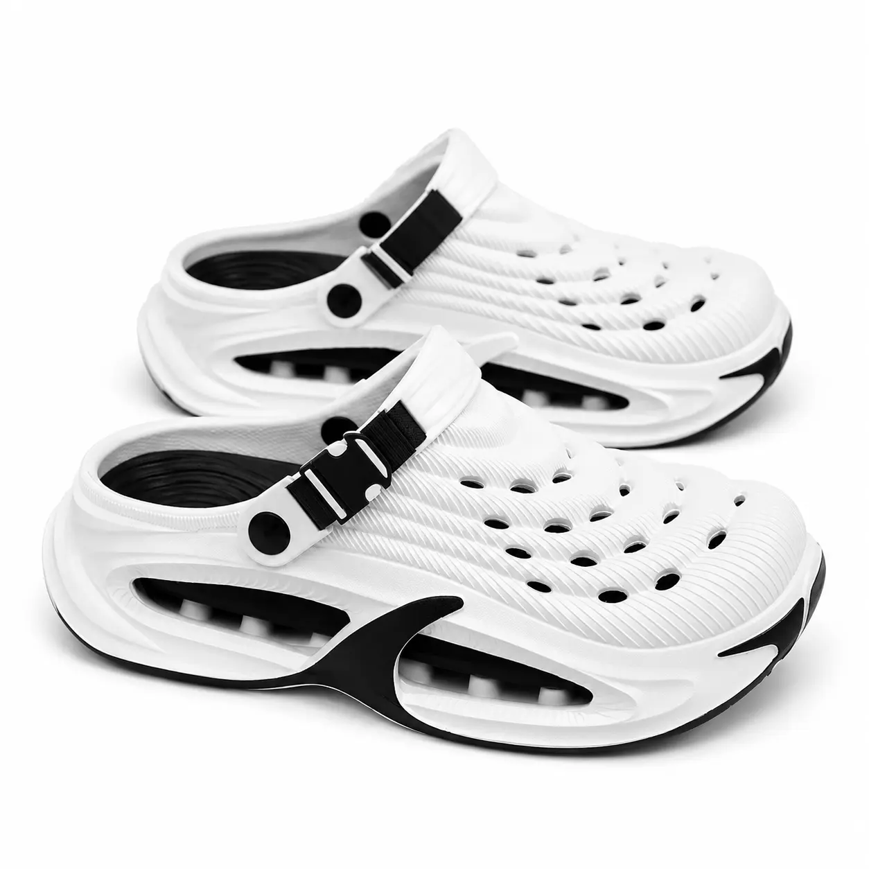 Men's Quick-Dry Beach Sandals Thick Sole Non-Slip Lightweight Summer Outdoor Shoes for Beach & Outdoor Activities - Flipflop, Footwear, Boy, Slipper, Slide, Round Toe