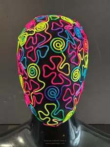 Raver Rainbow , Multi Color Lace Mask