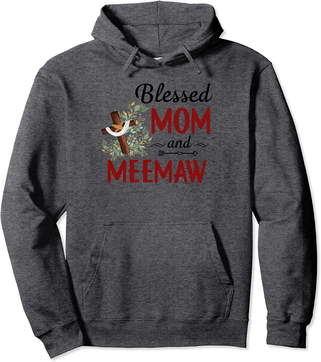Blessed Meemaw Shirt For Women Flower Decor Meemaw Pullover Hoodie - Jamespatric Shop 20B09VZDTLPS