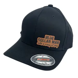 Blue Collar Man with a Crazy Ol’ Lady Hat - FlexFit