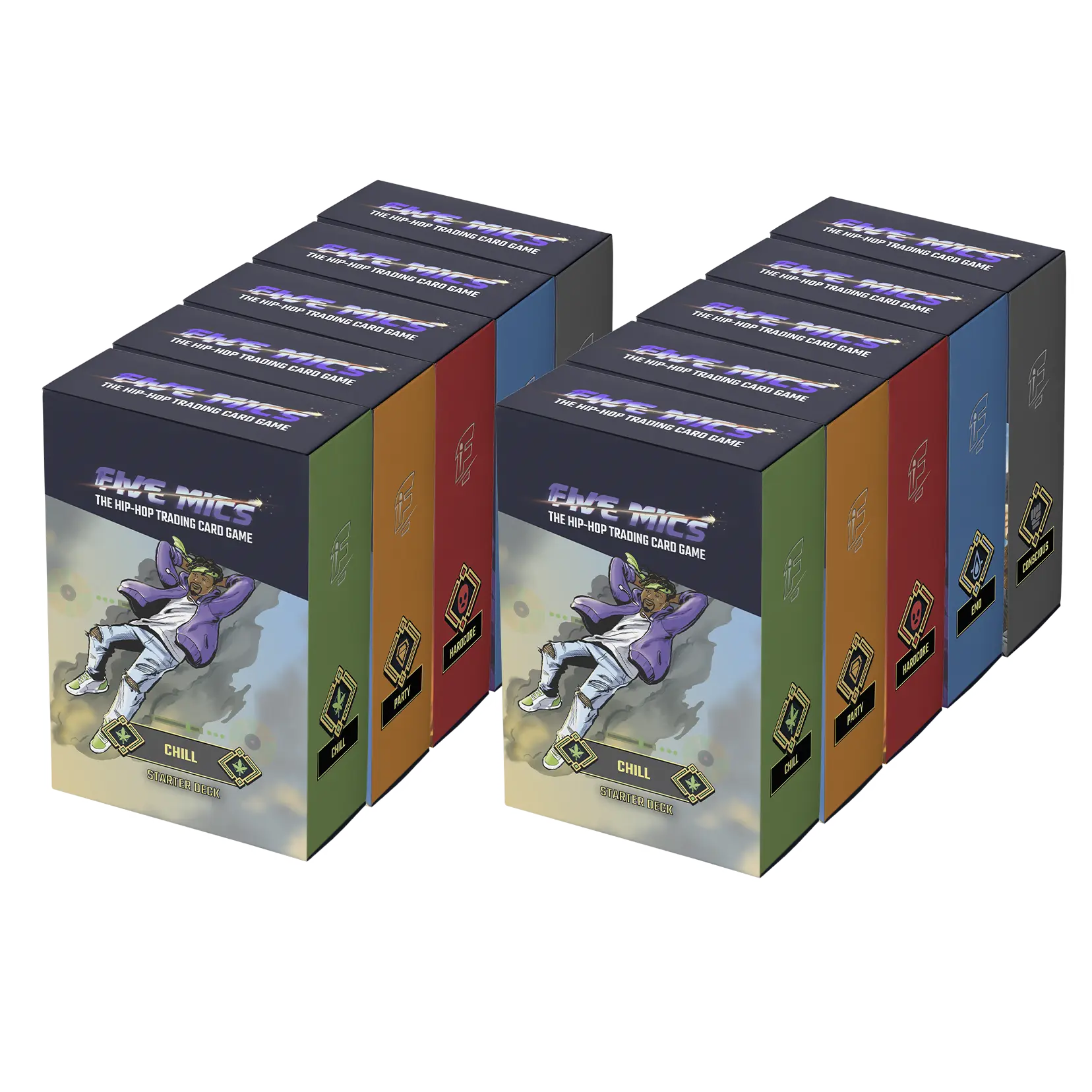 Five Mics: Genesis Starter Deck Collection (Two Complete Sets of 5)