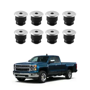 VEVOR Body Mount Bushing Kit, Compatible with 1999-2007 Ford F250 F350, 60 PCS Polyurethane Body Mount Kit, Quick Replacement, Durable Components for Improving Bumpy Driving Performance, Black