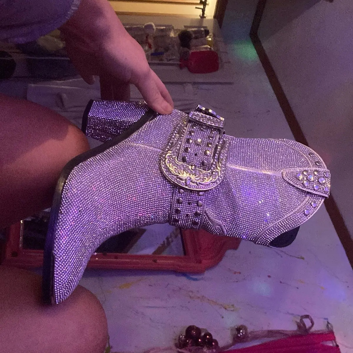 Women’s Rhinestone cowgirl boots Footwear