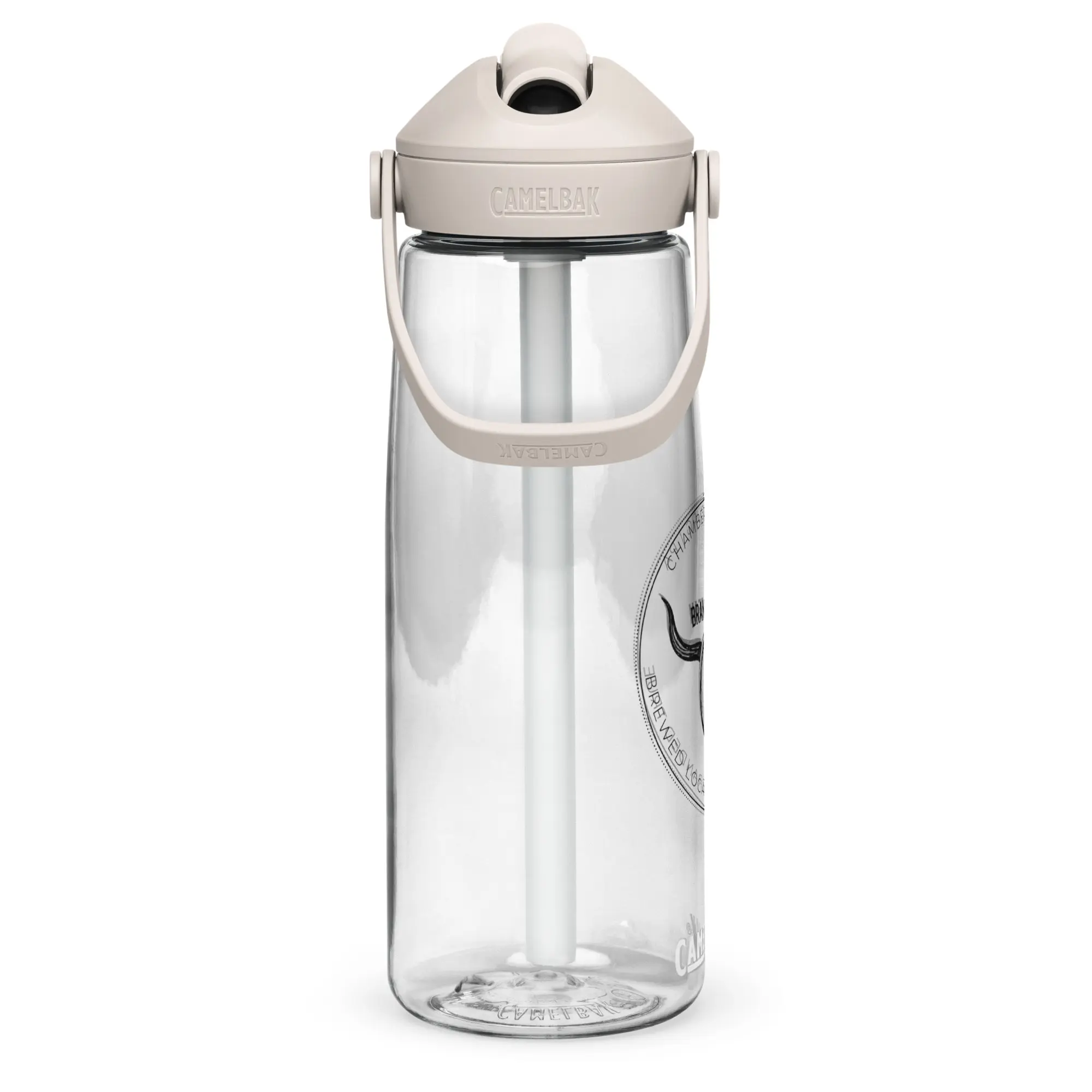 CamelBak Flip Straw Water Bottle - Clear Design with Flip Straw for Easy Sipping and Portable Use Drinkware Tumbler