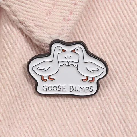 Cute Goose Design Brooch, Fashion Brooch for Women & Men As Anniversary Gift, Enamel Pin Suitable for Backpacks, Jeans, Scarves, Hats Decoration, Hat Clip, Fashion Accessory