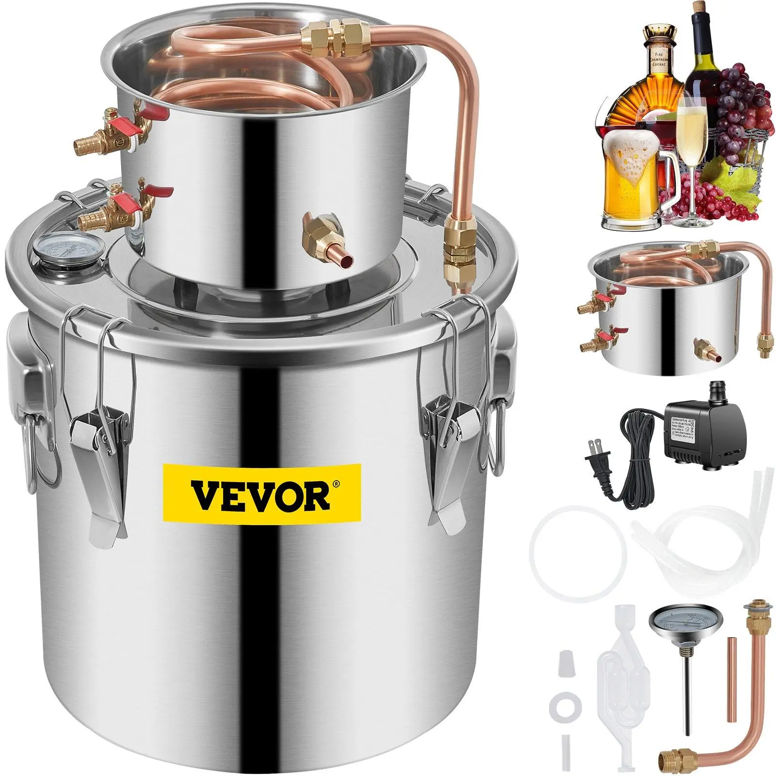 Single Thumper Keg with Circulating Pump