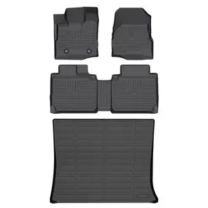 DEPITUU For GMC Terrain 2012-2017 Floor Mats & Cargo Liner,All Weather Floor Mats,Waterproof Anti-slip Durable Floor Mats Car Accessories Autos Protector Automotive,auto accessories,car essentials,rush new kit,bedazzled pads,truck accessories