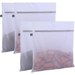 Laundry Bag Mesh Wash Bags, Machine Wash Bag, Net Washer Sack with Zipper, Dryer for and Drying Cloths, Garment,, Sweater, Delicates, Sheet, Pant, Soft Toys