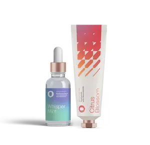 OSSA Citrus Blossom Toothpaste + Whisper Mint Mouthwash Serum Duo