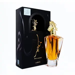 MAAHIR Perfume by Lattafa: A Glimpse of Strength and Confidence. (for men) 3.4Oz(100ml)