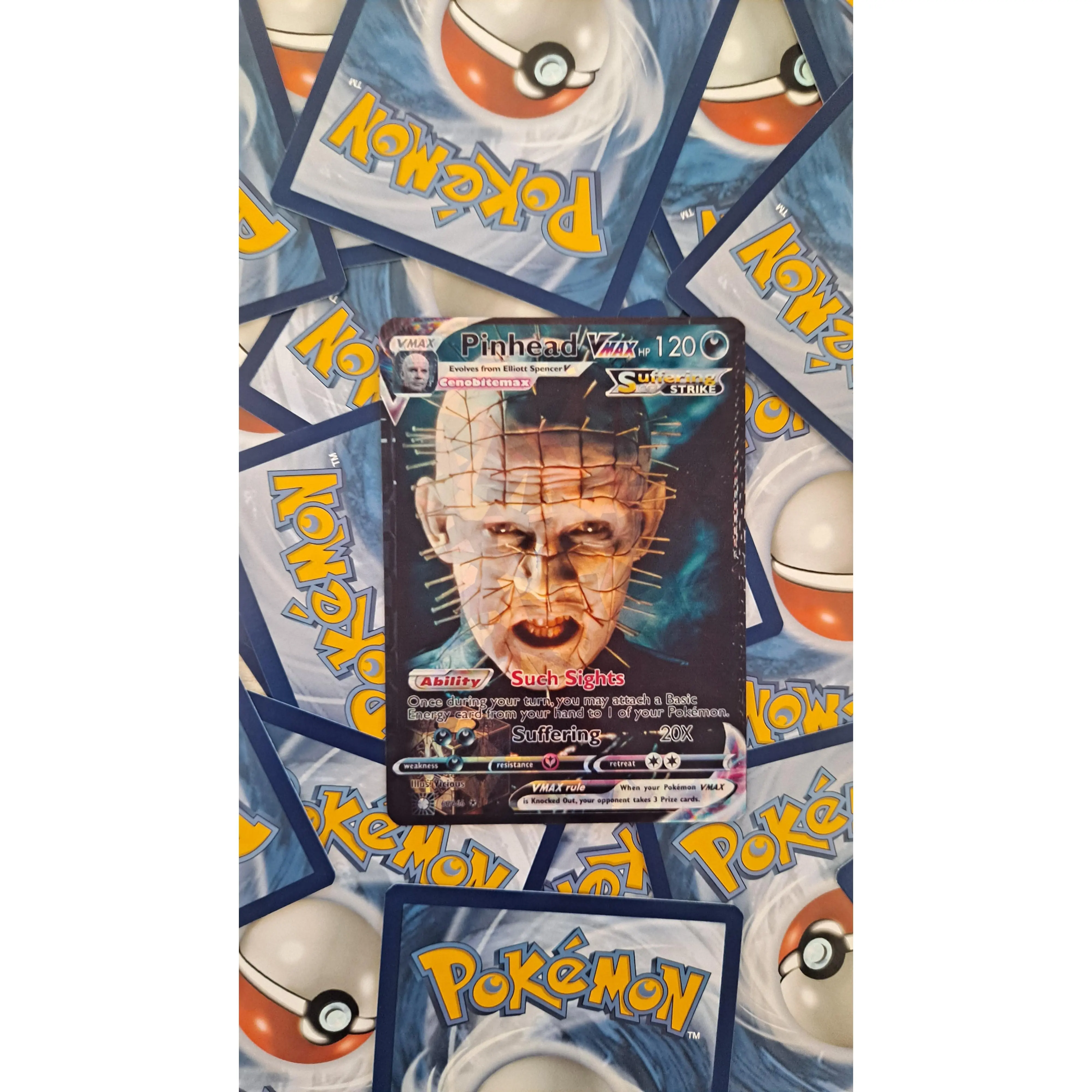Pinhead Pokemon Card - Hellraiser