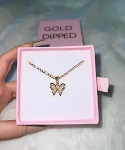 18K Gold Plated Butterfly Necklace