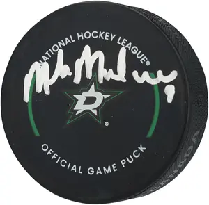 Mike Modano Dallas Stars Autographed Official Game Puck - Fanatics Authentic Certified