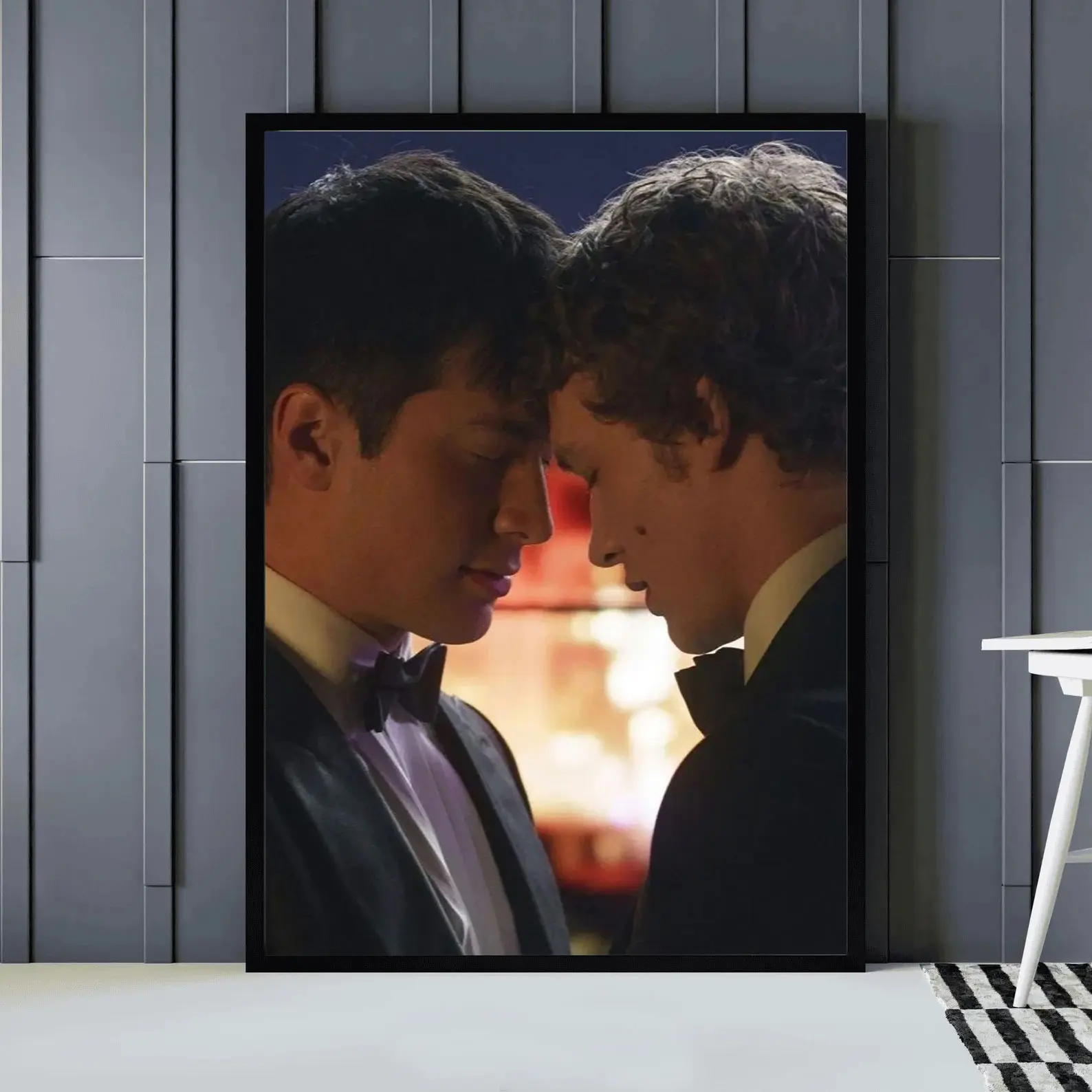 Heated Rivalry Romance Poster, Shane & Ilya Tender Moment Wall Art, Queer Love Story Print