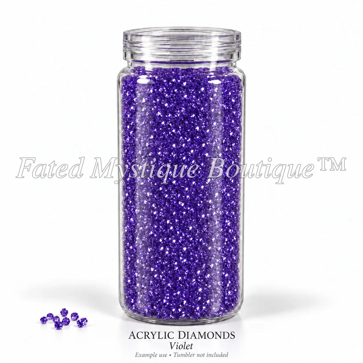 Acrylic Diamonds Crafting Supplies, Portable DIY Art Supplies for Beading & Jewelry Making