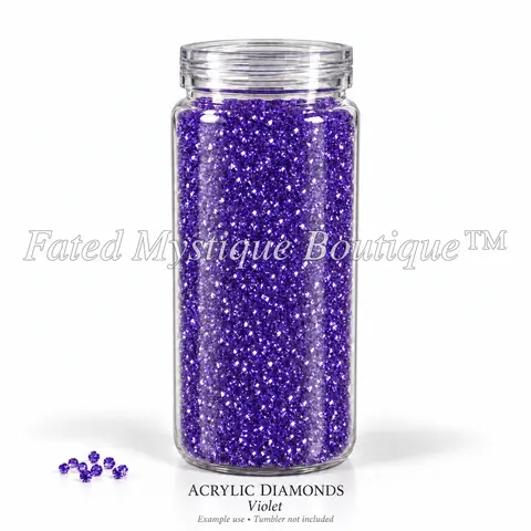Acrylic Diamonds Crafting Supplies, Portable DIY Art Supplies for Beading & Jewelry Making