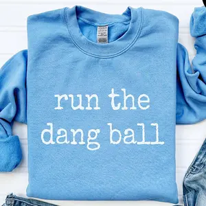 Run The Dang Ball Sweatshirt, Football Game Day Sweatshirt, Coach Wife Sweater, Football Mom Gift, Fall Football Sweatshirt, Funny Sports Fan Pullover