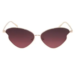 Transformation Faded Ruby Trendy Retro Sunglasses with 100% Recyclable Metal Frame and Classic Tinted Lenses