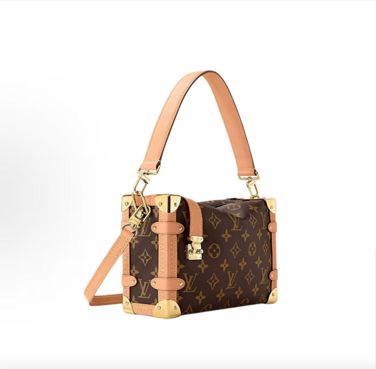 Pre-owned Louis Vuitton Monogram Side Trunk MM Crossbody Shoulder Bag