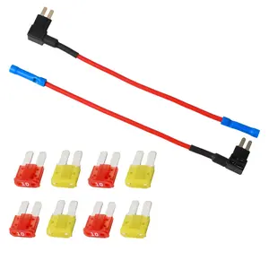 Micro2 Blade Fuse Holder - 10A, 20A Fuse TAP Adapter for 12V Car Add-a-Circuit (2 Sets)
