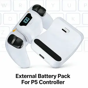 Rechargeable Battery Pack for Ps5 Controller, Playstation 5 Handle Charging Clip, Ps5 Host Accessories, Controller Charger, Console Accessories, Gaming Accessories, Game Peripherals, Model Yzc-2033