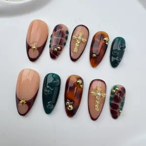 custom press on nails/party press on nails/Flakes for nails 45