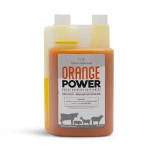 Orange Power™ – Show Cattle, Sheep, Goat & Pig Appetite Supplement | B12 Performance Drench